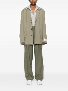 Etudes пиджак Icarus Suiting из вирджинской шерсти, зеленый