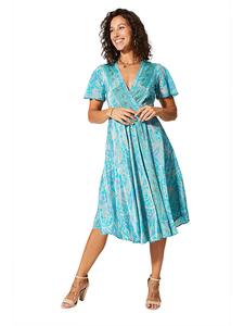 Длинное платье Aller Simplement, бирюзовый