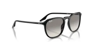 Солнцезащитные очки Ray-Ban Unisex Rb2203 квадратной формы, Black/Clear Gradient Grey