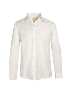 Рубашка на пуговицах классического кроя Organication, белый