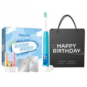 Электрическая зубная щетка PHILIPS, синий