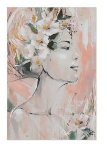 Акриловая картина ручной работы KUNSTLOFT Fest der Blüten цвет hellrosa/multicolor