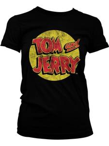 Черная рубашка Tom & Jerry