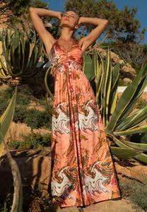 Платье макси CHIC by Lirette, розовый