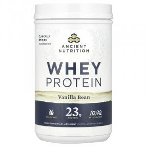 Ancient Nutrition, Сывороточный протеин, ваниль, 594 г (1,31 фунта)