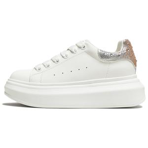 Низкие женские кроссовки TATA, White/Silver