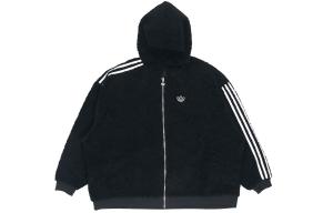 Куртка меховая Adidas Originals Sherpa Zipped, черный