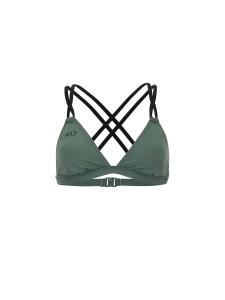 Треугольный бикини-топ VIVID, темно-зеленый