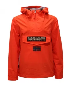 Летняя куртка «Красный помидор» в стиле тропического леса Napapijri, красный