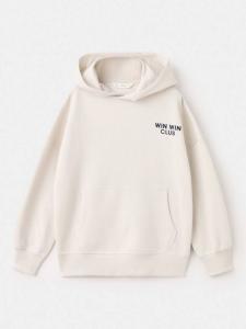 Детский свитер с принтом звезд Mango, Natural White