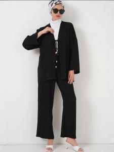 Брючный костюм Bigdart, черный