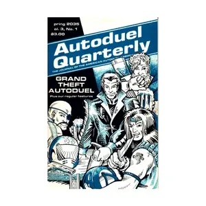 Журнал Vol. 3, #1 "Grenades, Grand Theft Autoduel", Car Wars - Autoduel Quarterly Magazine