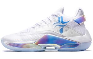 Баскетбольные кроссовки Levitation 4 мужские с низким верхом белые/синие/фиолетовые Xtep