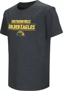 Черная промо-футболка Colosseum Youth Southern Miss Golden Eagles