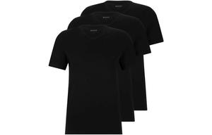 Мужские футболки, 1 комплект из 3 штук Hugo Boss, 1 set 3 pack (черный)