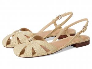 Сандалии Vince Camuto Cacey Fisherman Flat Sandals, Light Straw/Ecru