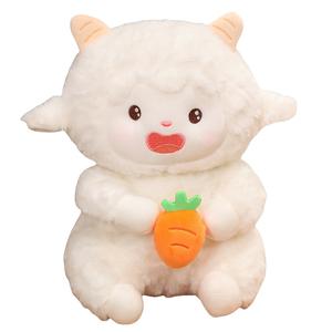 Овечка, ягненок, кукла из мягкой ткани, плюшевая игрушка Fat Fat Dragon