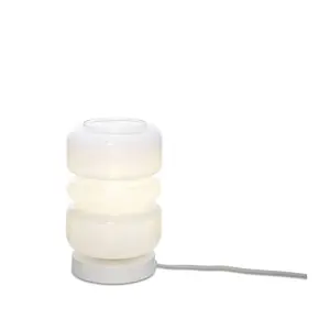 Настольная лампа VERONA E27 теплый белый стекло с цветовым градиентом It'S About Romi, белый