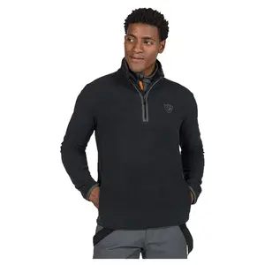 Флис Rossignol Strawpile half zip, черный