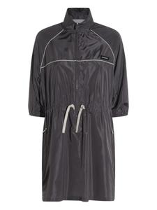 Miu Miu платье с кулиской, серый