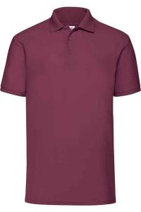 Рубашка-поло Fruit of the Loom 65 35, бордовый