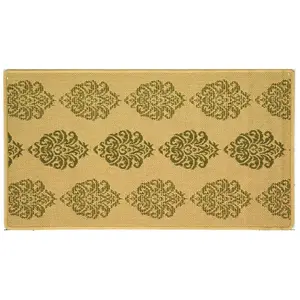 Внутренний и внешний дворовый ковер с электротканым станком Safavieh, зеленый, 153x229 см