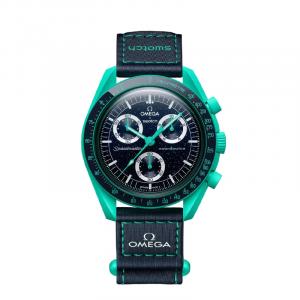 Мужские часы 42 мм синие SO33L103 SWATCH