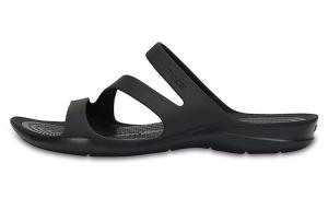 Шлепанцы женские черные Crocs