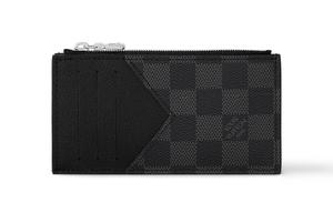 LOUIS VUITTON Кошелек для монет Дамиер Графит Серый Черный
