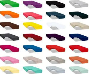 Простыня на резинке из джерси, 100% хлопок, 28 цветов, размер: 120 х 200 см, цвет: светло-серый Mixibaby