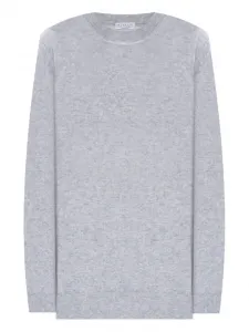 Свитер с круглым вырезом Brunello Cucinelli, серый