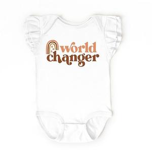 Боди с рукавами-крылышками Boho world changer The Juniper Shop, White