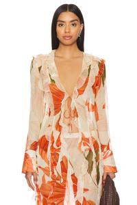 Шае топ Retrofete, цвет neutral botanical