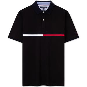 Мужская поло Tommy Hilfiger, черный