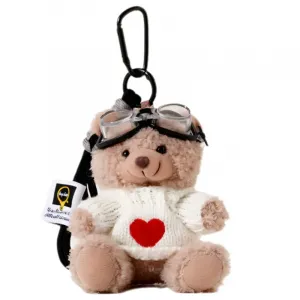 Восьмицветный свитер Elephant Bear плюшевый кулон 10 см высота Eight-tone elephant, белый