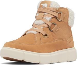Ботинки SOREL Explorer lll NW с водонепроницаемыми шнурками, Tawny Buff/Sea Salt