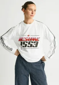 Футболка korbinrs с длинными рукавами Résumé, White