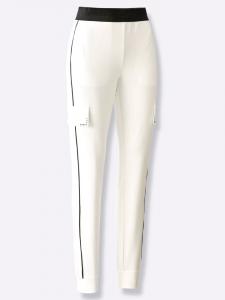 Спортивные брюки цвета экрю creation L