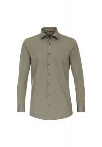Мужская деловая рубашка Jerseyflex uni Body Fit Venti, оливковый