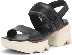 Женские сандалии на каблуке с ремешком Sorel Kinetic Impact, черный