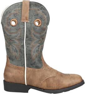 Детские ботинки Roper для мальчиков Daniel с потертостями, вышивкой, квадратным носком, повседневные, средней высоты - синие, коричневые