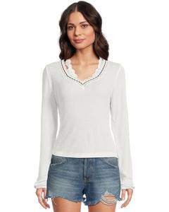 Женская блузка с длинным рукавом Free People Only You, Clean Ivory