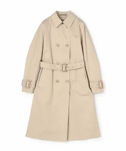 Хлопковый тренч HERNO Tomorrowland Buying Wear, цвет 42 Light Beige