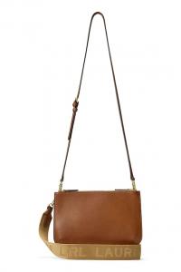 Кожаная сумка Lauren Ralph Lauren, коричневый