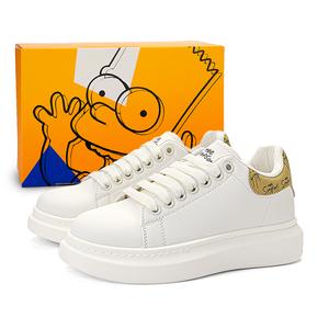 The Simpsons Юнисекс скейтборд кеды низкие бежево-коричневые белые черные, цвет Beige Brown