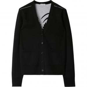 Кардиган с лошадью Burberry, черный
