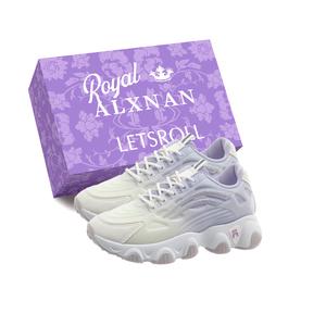 Alxnan Женские низкие кэжуал кеды Box - фиолетовые+коробка, цвет Purple+Box