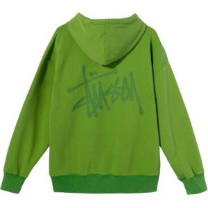 Толстовка Unisex Hooded Thickened Regular Stussy, зеленый