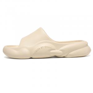 KLAOSD Скользостойкие износостойкие амортизирующие шлепанцы унисекс бежевые, цвет Beige