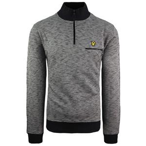 Мужской свитер Space Dye темно-серый Lyle & Scott, серый